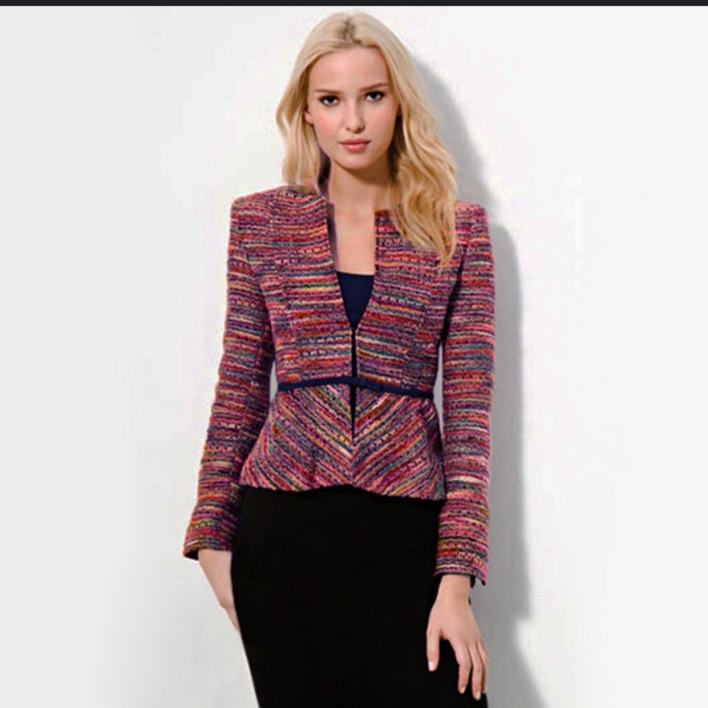 Nanette Lepore Juke box tweed Multicolor Blazer
